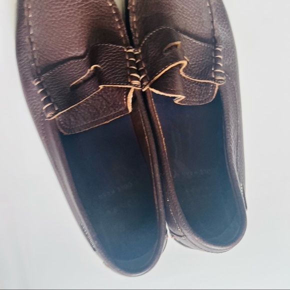 Cole Haan Nantucket Penny Loafers, Dark Brown Leather. Mens size 13